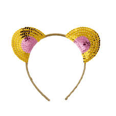 Hairband with Sequined Animal Ears By Rice DK